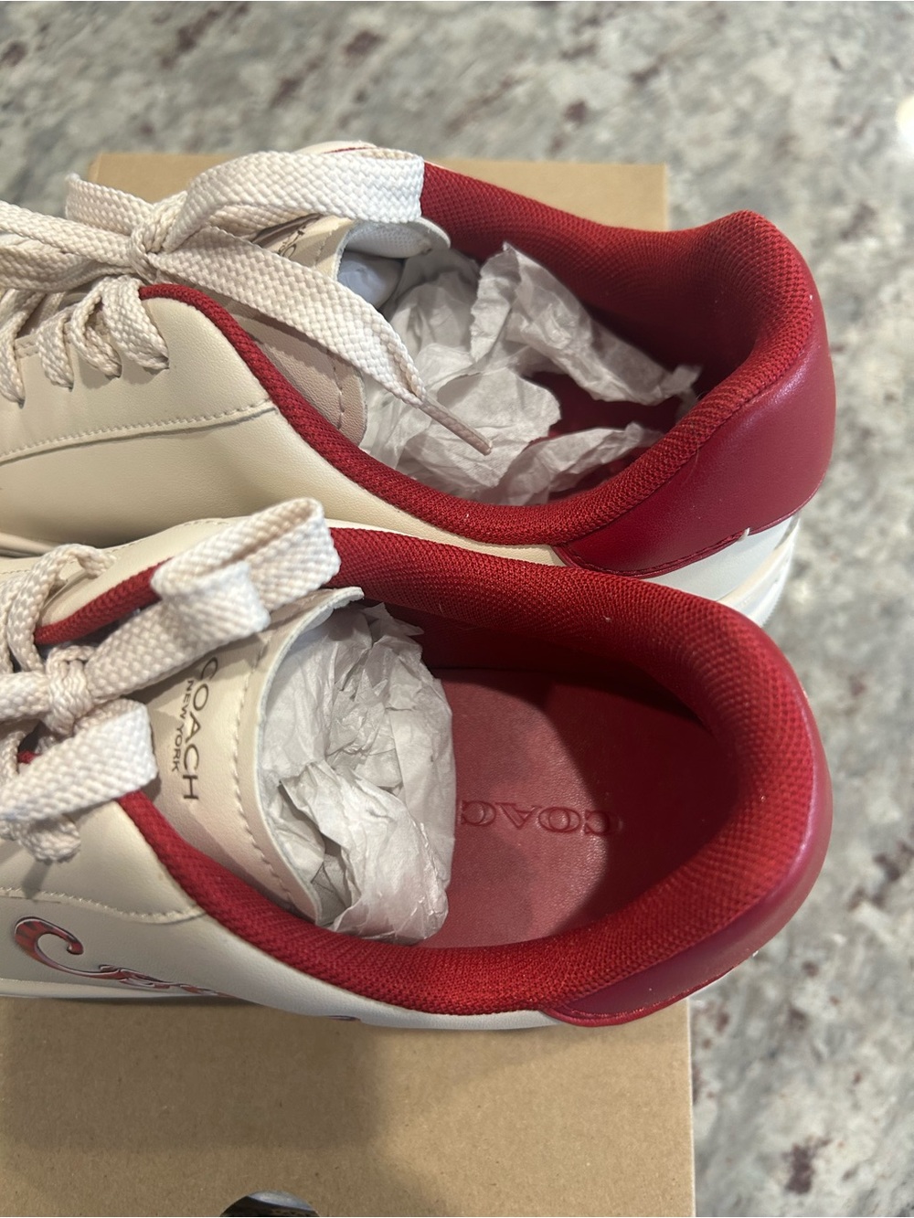 Coach Year of the Snake Leather Sneakers - Picture 4 of 12